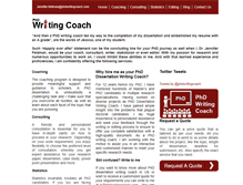Tablet Screenshot of phdwritingcoach.com